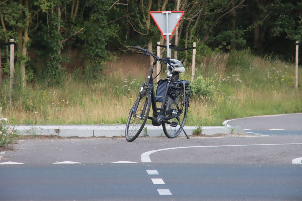 E-biker gewond na valpartij