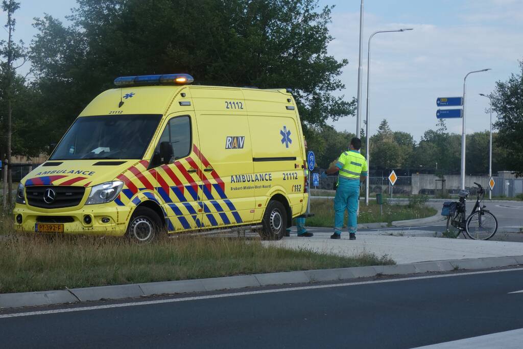 E-biker gewond na valpartij