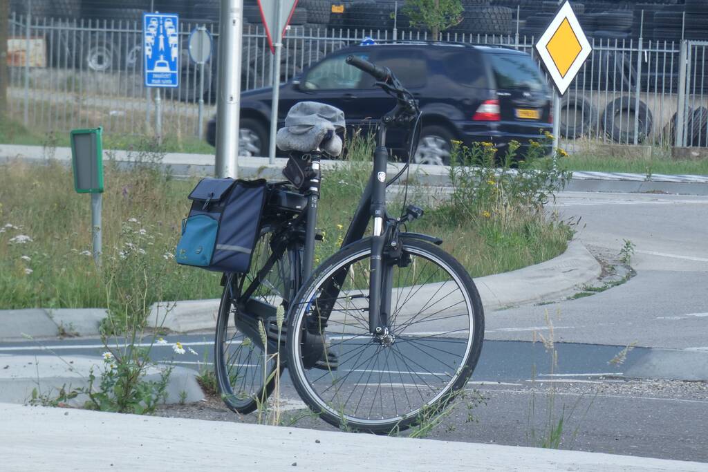 E-biker gewond na valpartij