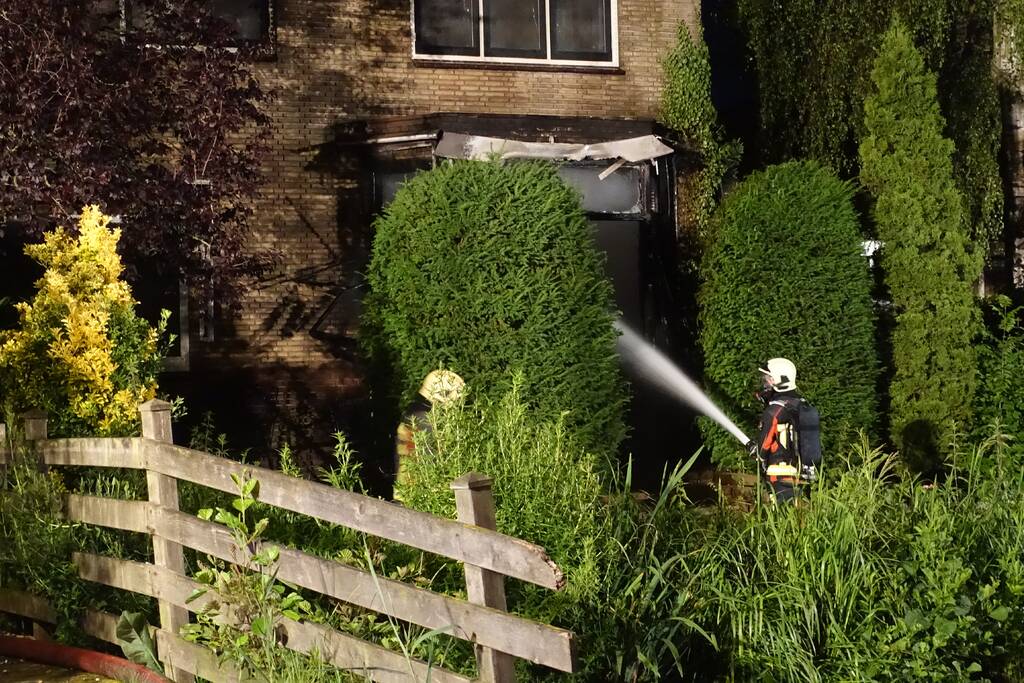 Grote brand in vrijstaande woning
