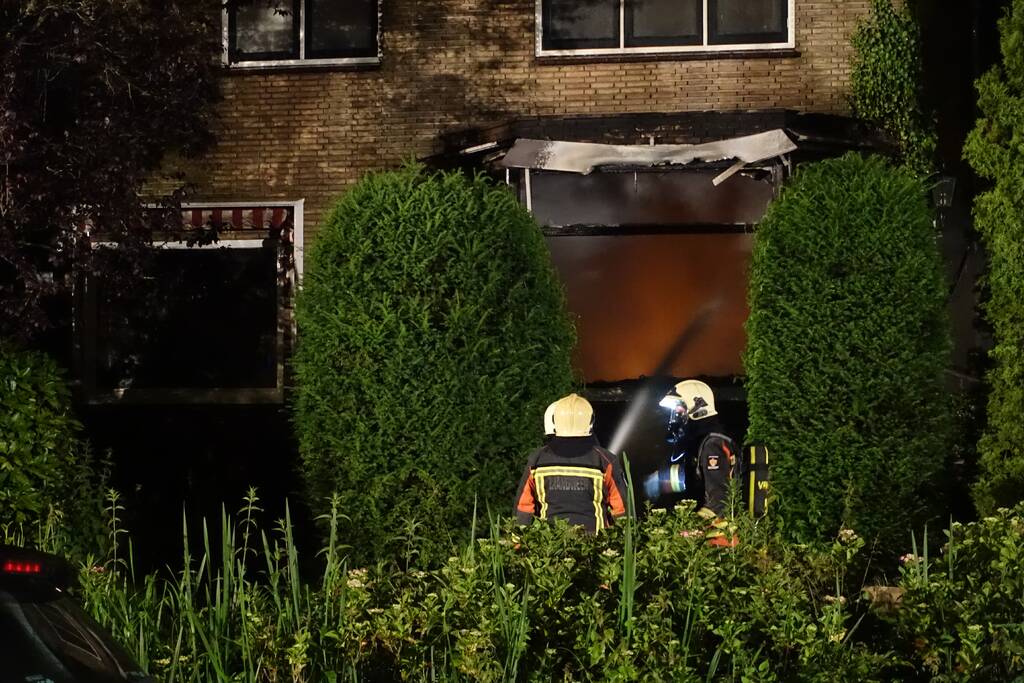 Grote brand in vrijstaande woning