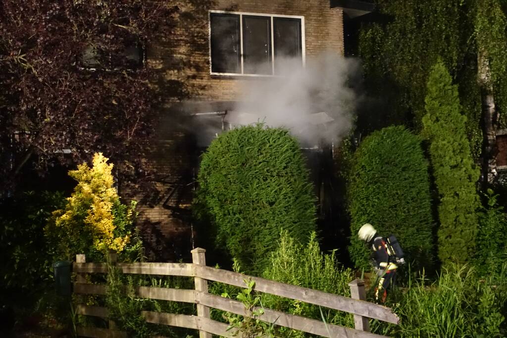 Grote brand in vrijstaande woning