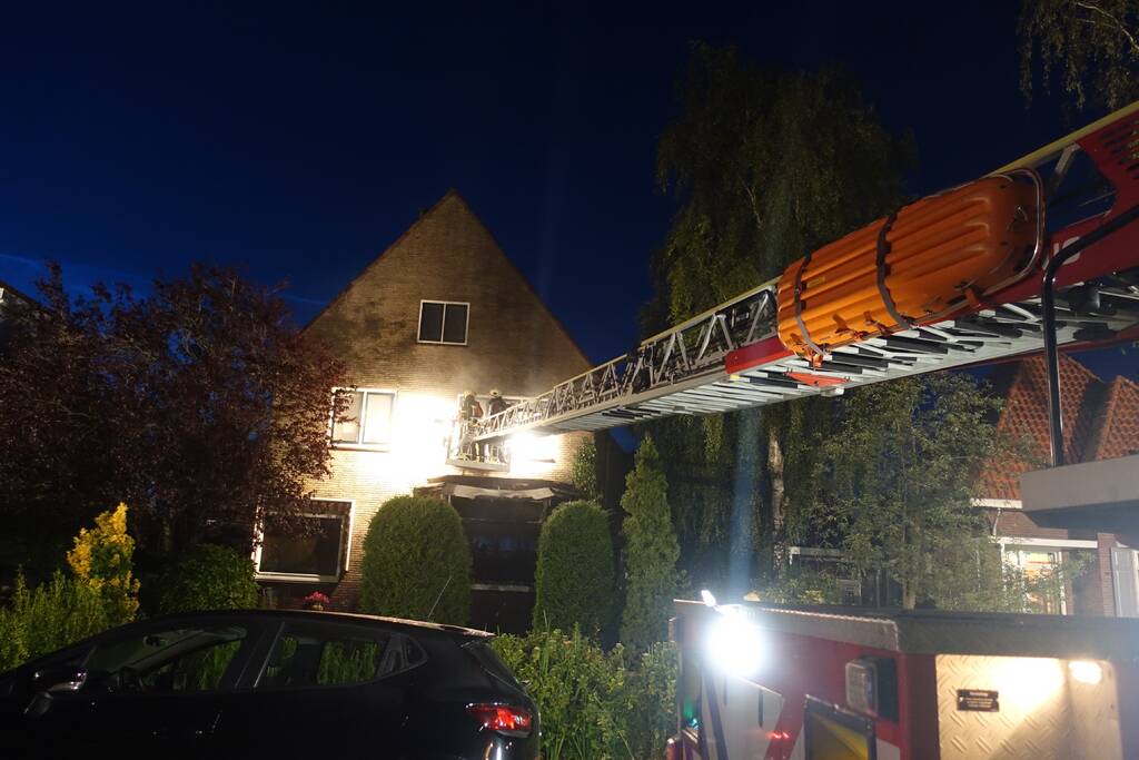 Grote brand in vrijstaande woning