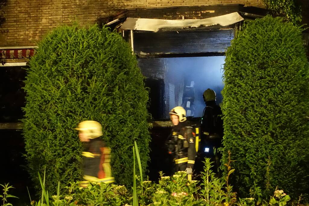 Grote brand in vrijstaande woning