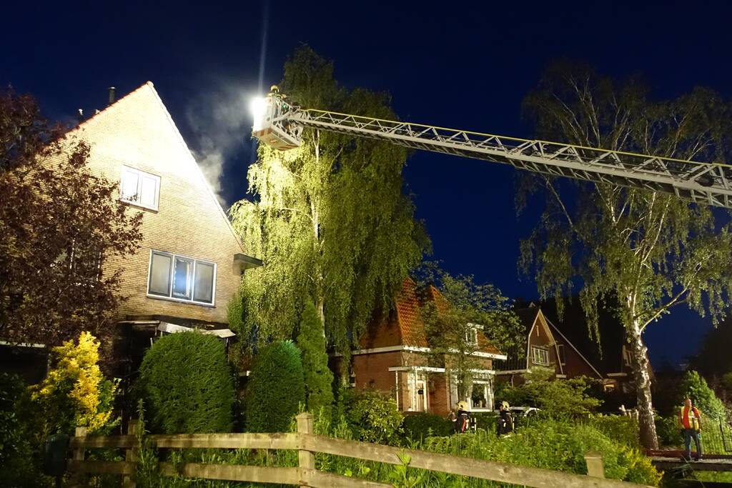 Grote brand in vrijstaande woning