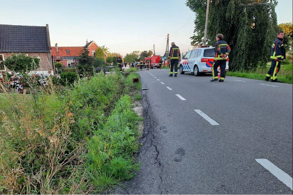 Auto te water geraakt