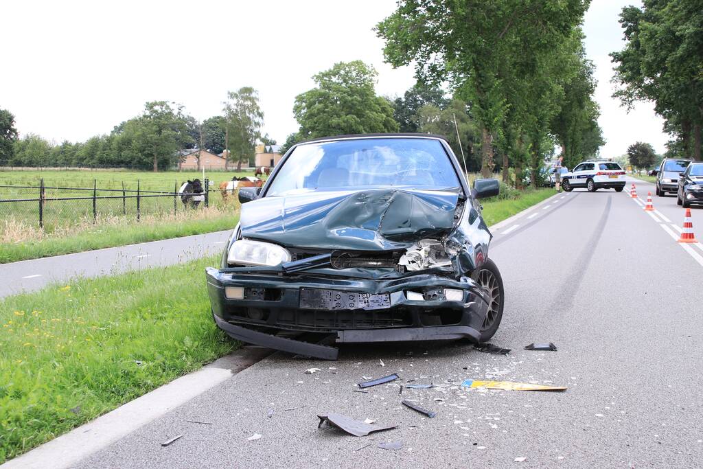 Forse schade bij kop-staart botsing