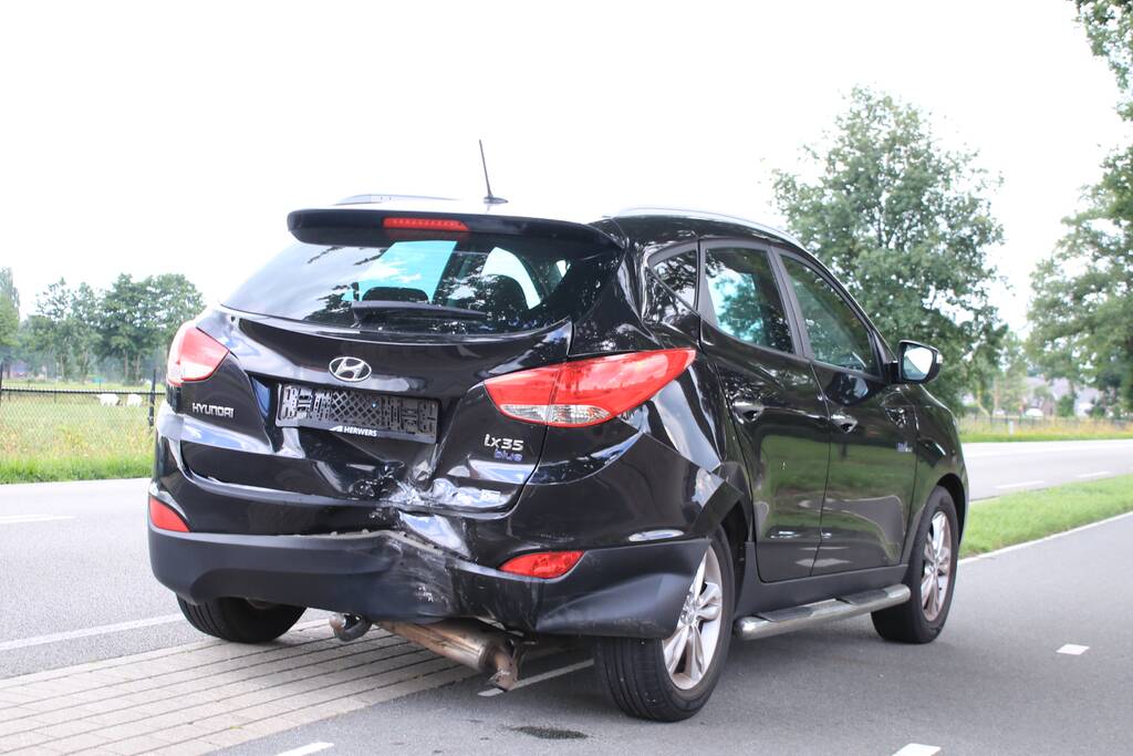 Forse schade bij kop-staart botsing