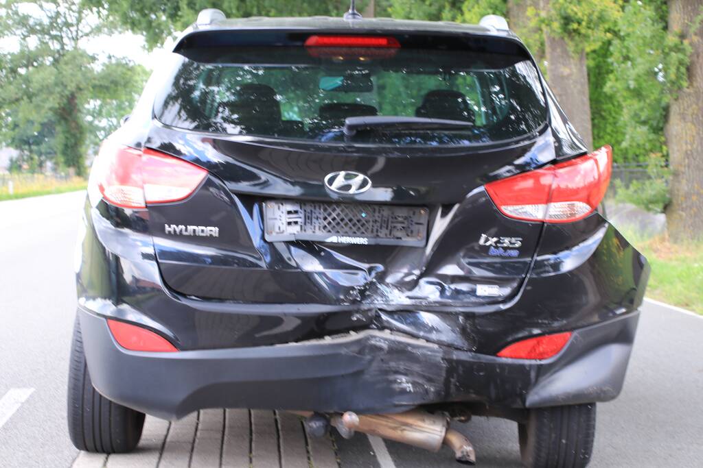 Forse schade bij kop-staart botsing