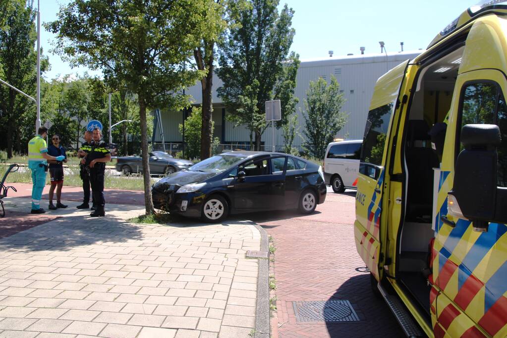 Automobilist botst tegen boom na uitwijkmanoeuvre