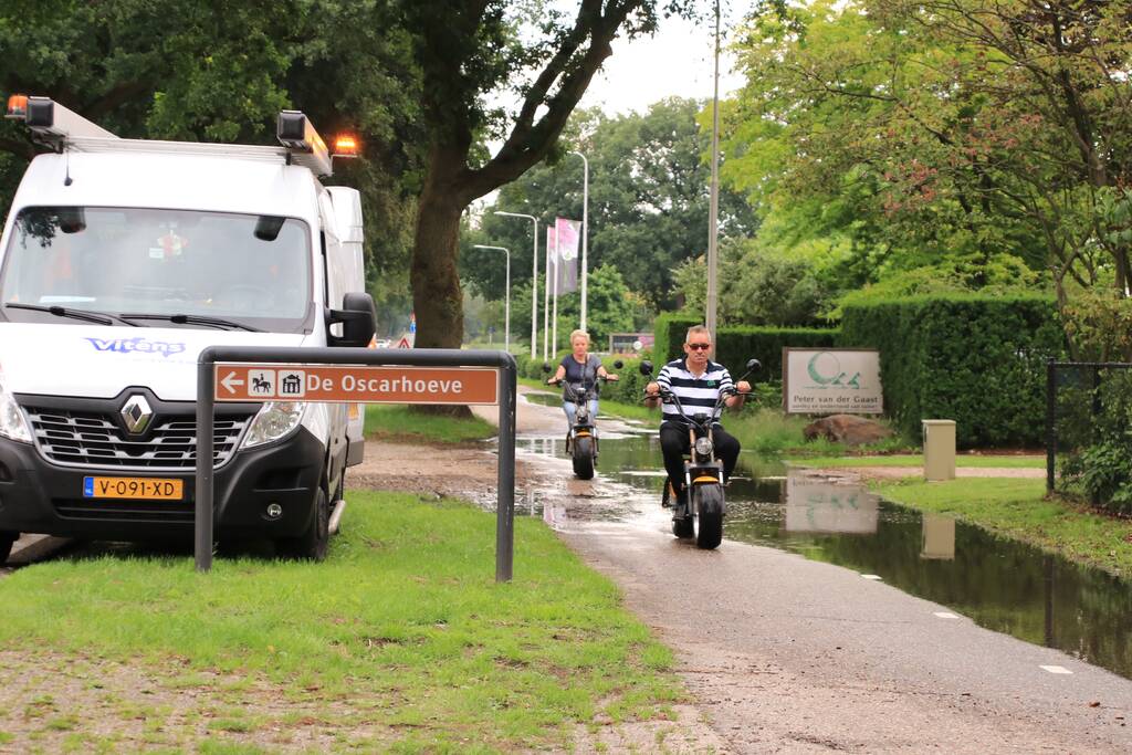 Gevaarlijke situatie door waterleidingbreuk