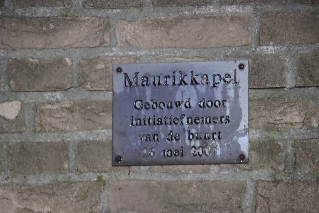 Kapel volledig uitgebrand