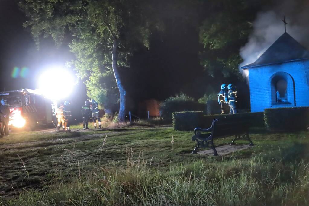 Kapel volledig uitgebrand