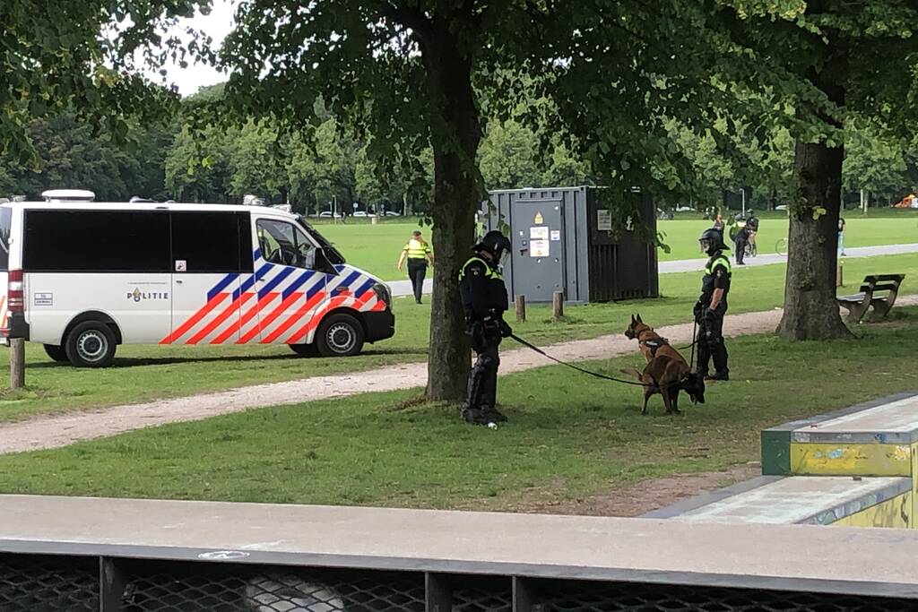 Grote groepen demonstranten op Malieveld aangehouden
