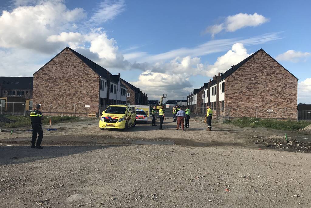 Enorme knal na brand op bouwplaats