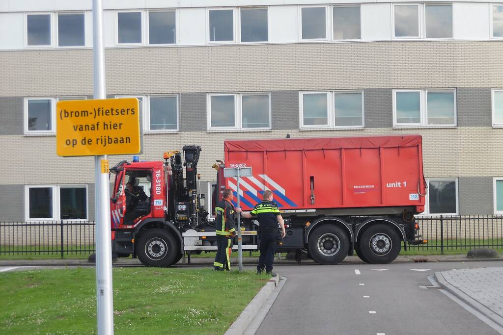 Enorme knal na brand op bouwplaats