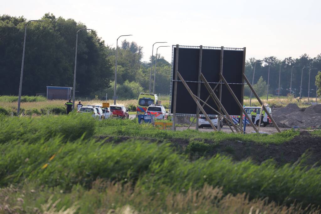 Enorme knal na brand op bouwplaats