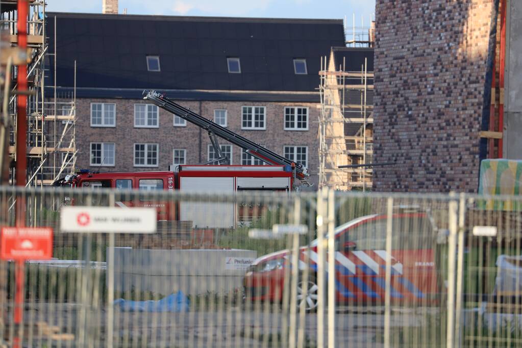 Enorme knal na brand op bouwplaats