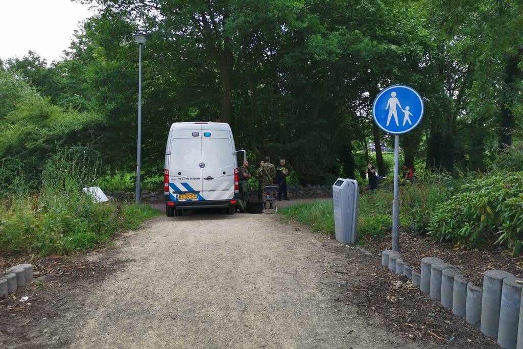 Tas met verdachte stof Proosdijpark tot ontploffing gebracht