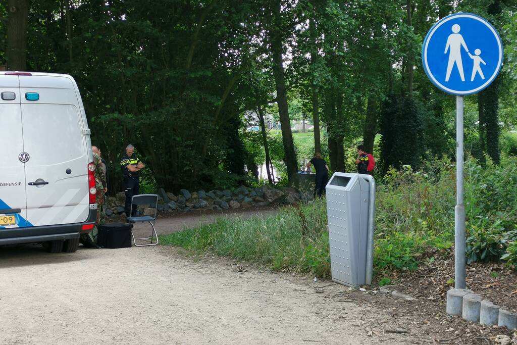 Tas met verdachte stof Proosdijpark tot ontploffing gebracht
