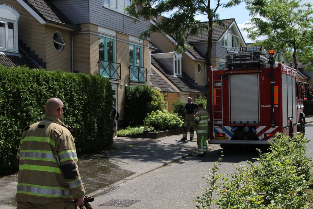 Bewoner voorkomt brand in coniferenhaag