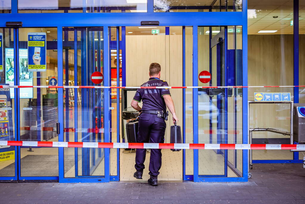 Lidl-supermarkt overvallen, tieners aangehouden