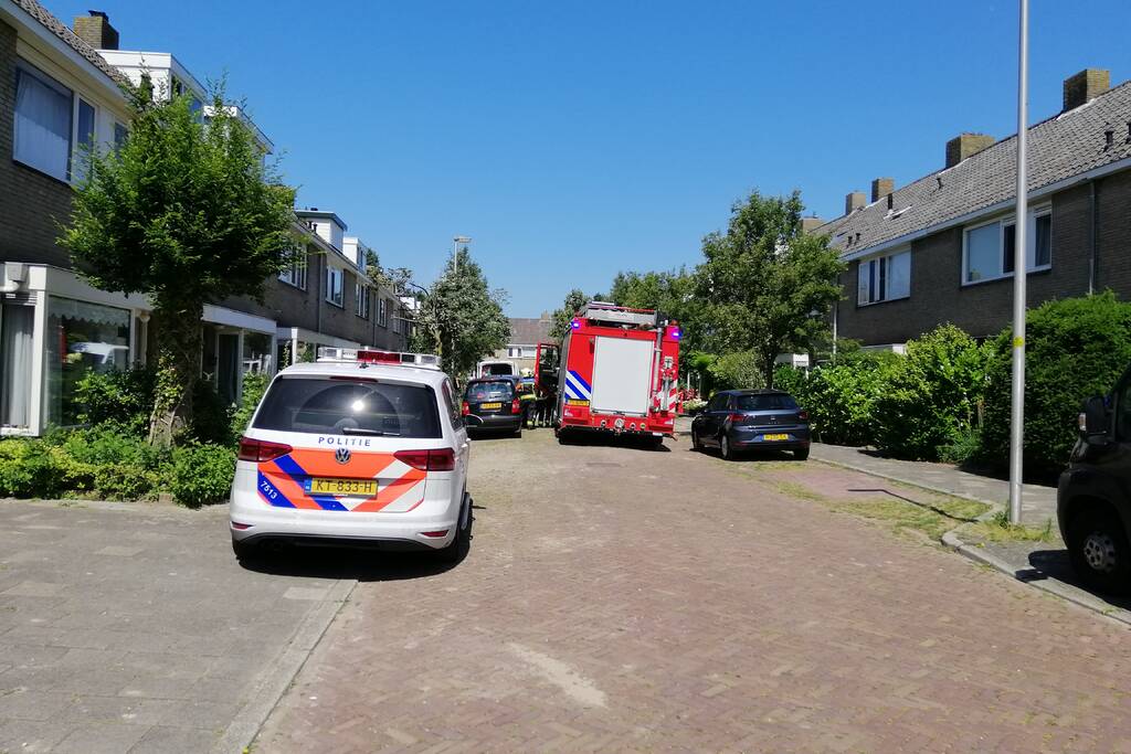 Gasleiding geraakt bij werkzaamheden