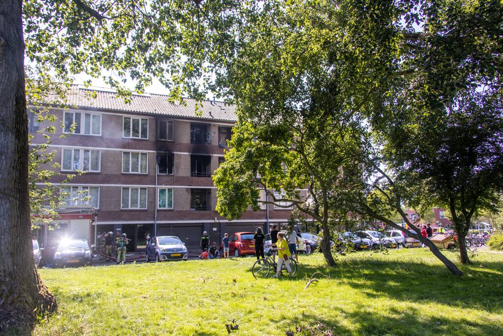 Flinke brand in flatwoning