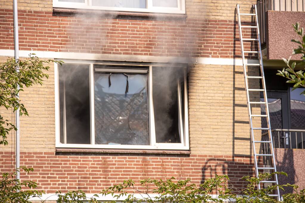 Flinke brand in flatwoning