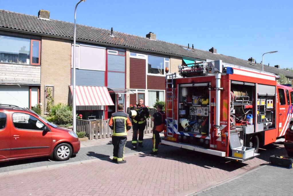 Gewonde bij brand in keuken