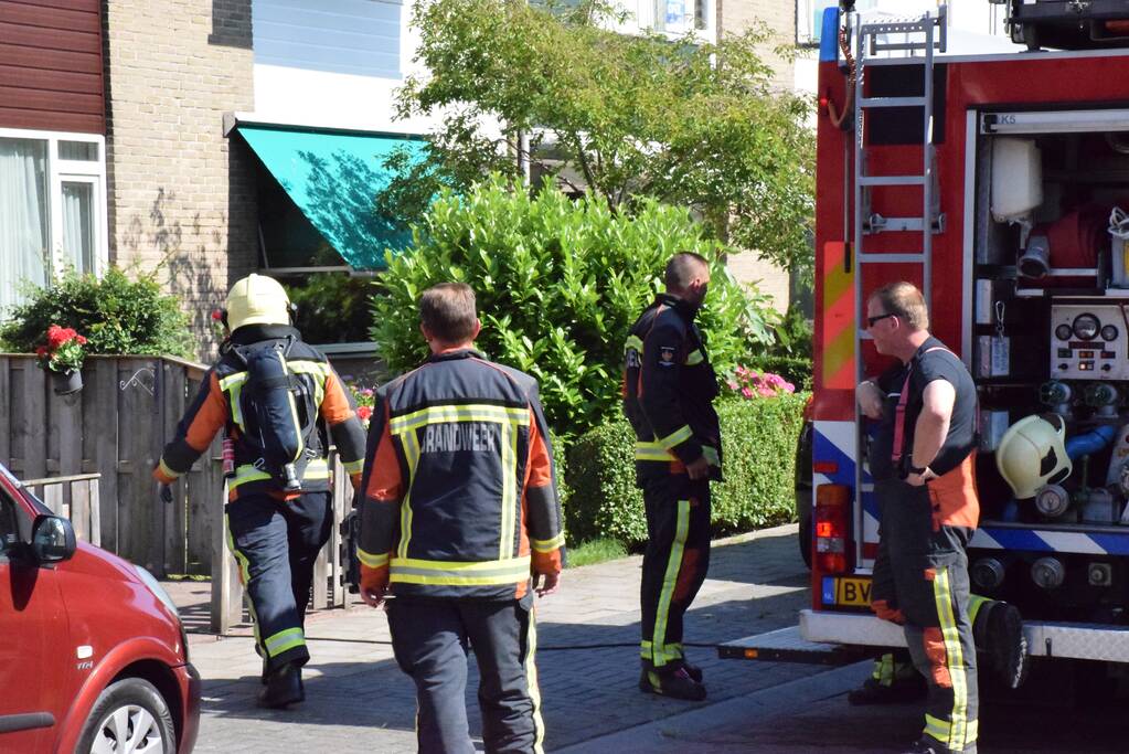 Gewonde bij brand in keuken
