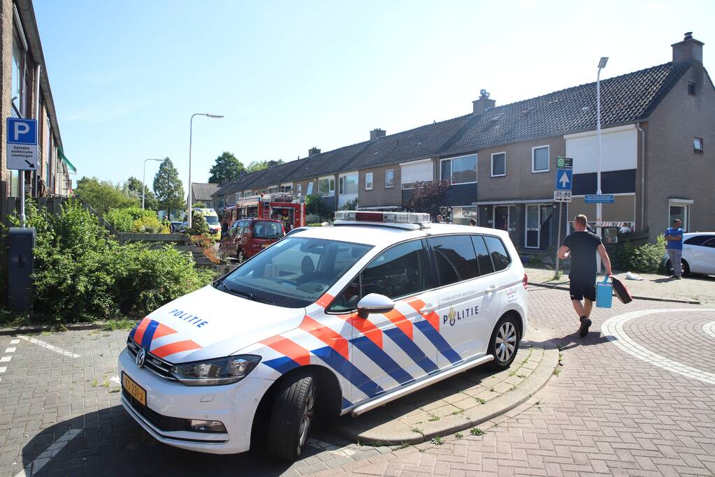 Gewonde bij brand in keuken