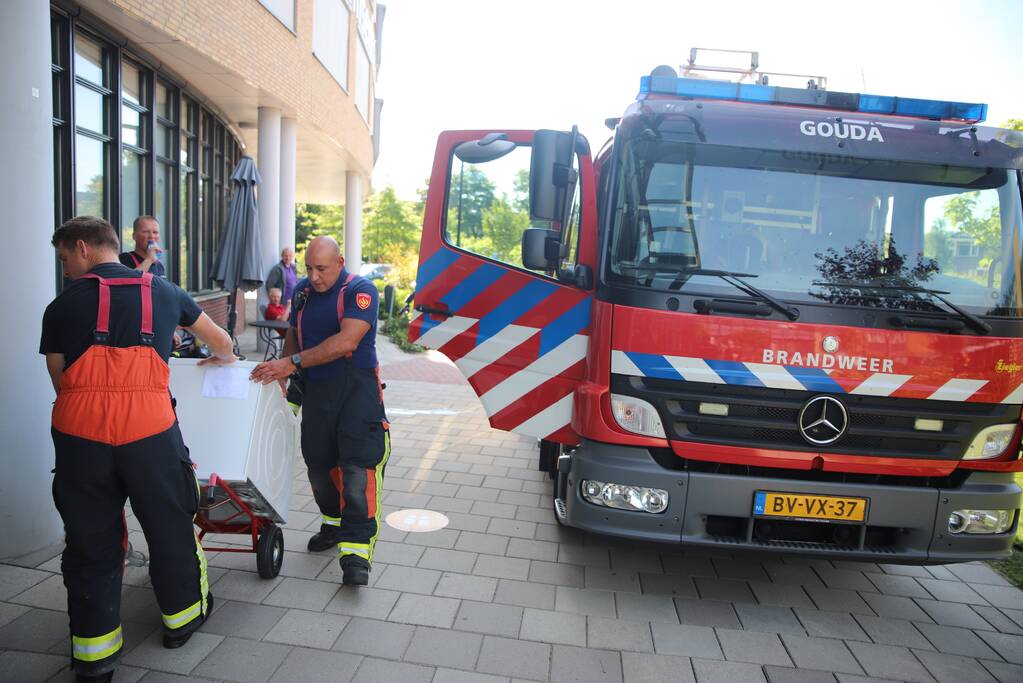 Kortsluiting in wasmachine veroorzaakt brand