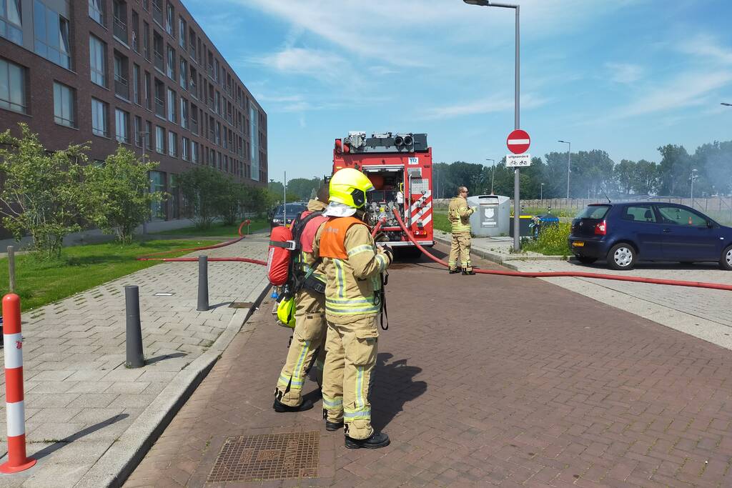 Ondergrondse stroomkabels vliegen in brand