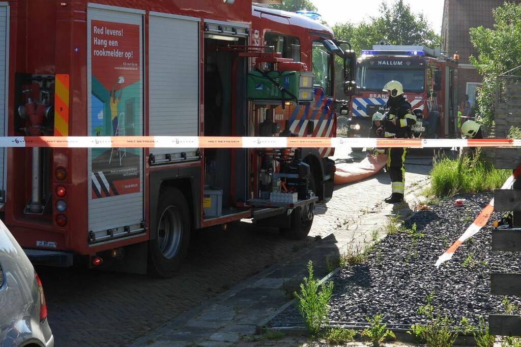 Bewoner gewond bij woningbrand