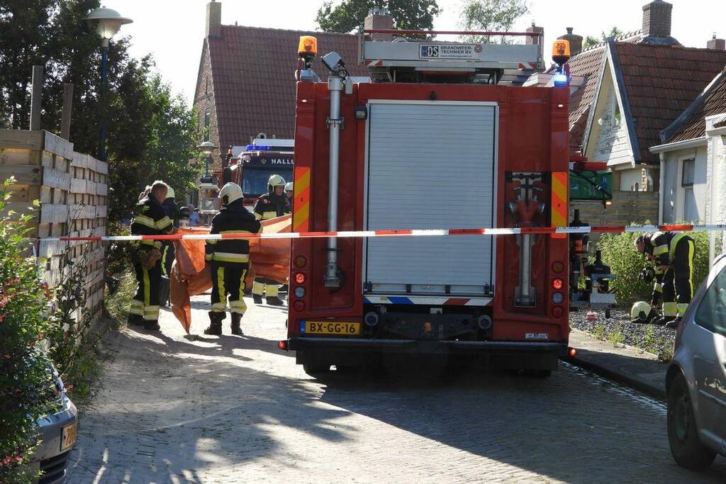 Bewoner gewond bij woningbrand