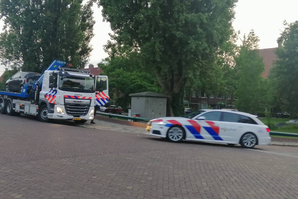 Twee personen aangehouden na achtervolging