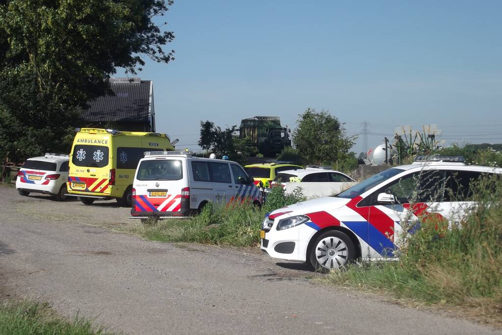 Traumahelikopter landt voor incident op boerderij