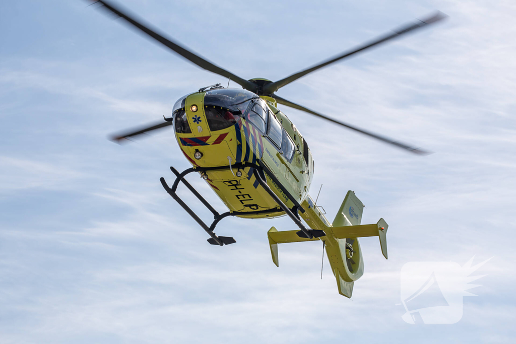 Traumahelikopter ingezet bij ernstig ongeval