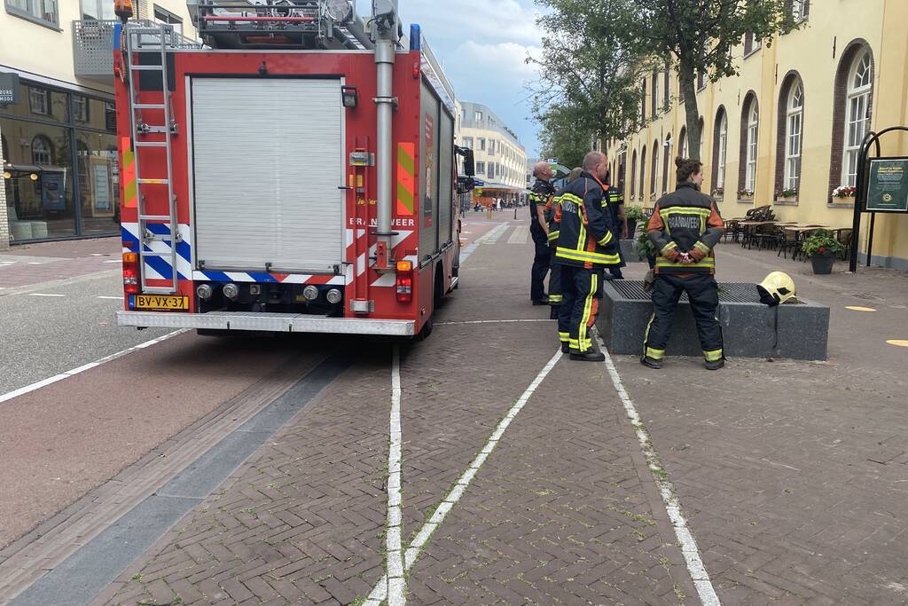 Brandgerucht bij Cheese Experience