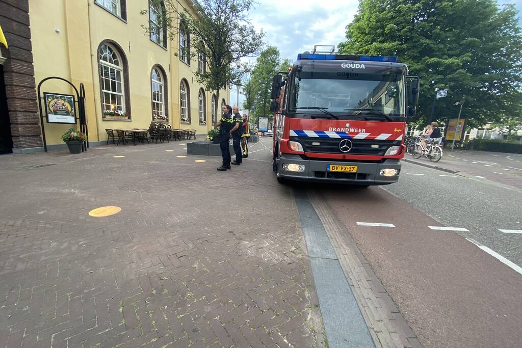 Brandgerucht bij Cheese Experience