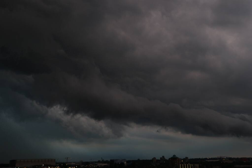 Onweersbuien verdrijven hitte