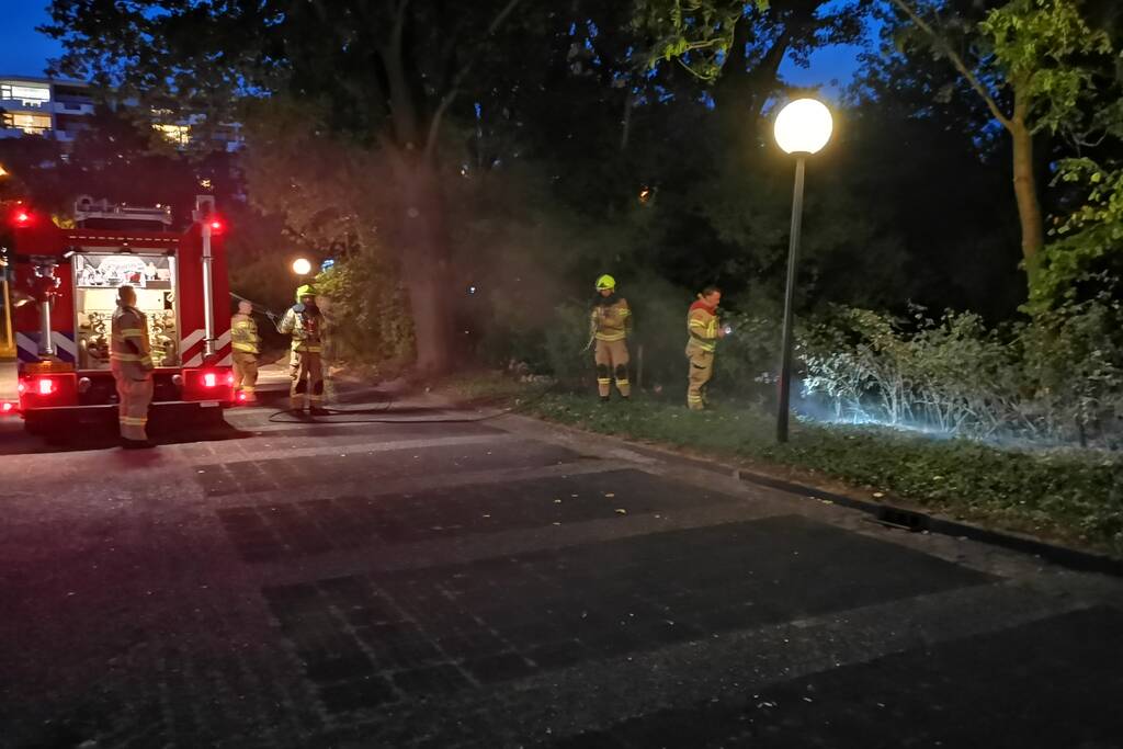 Bermbrand snel geblust