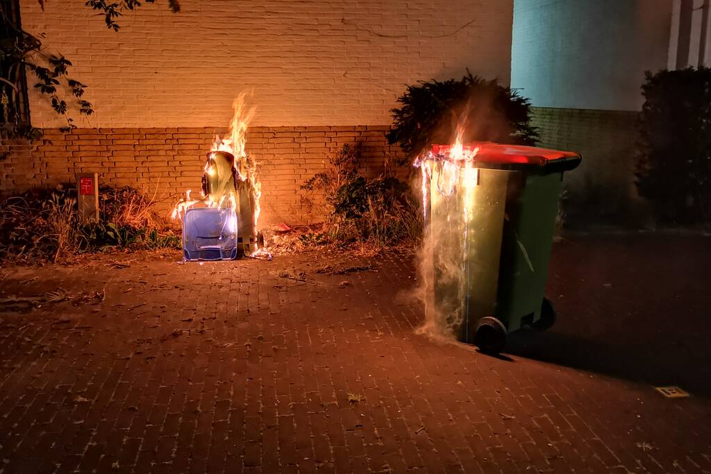 Kliko's in brand tegen woning