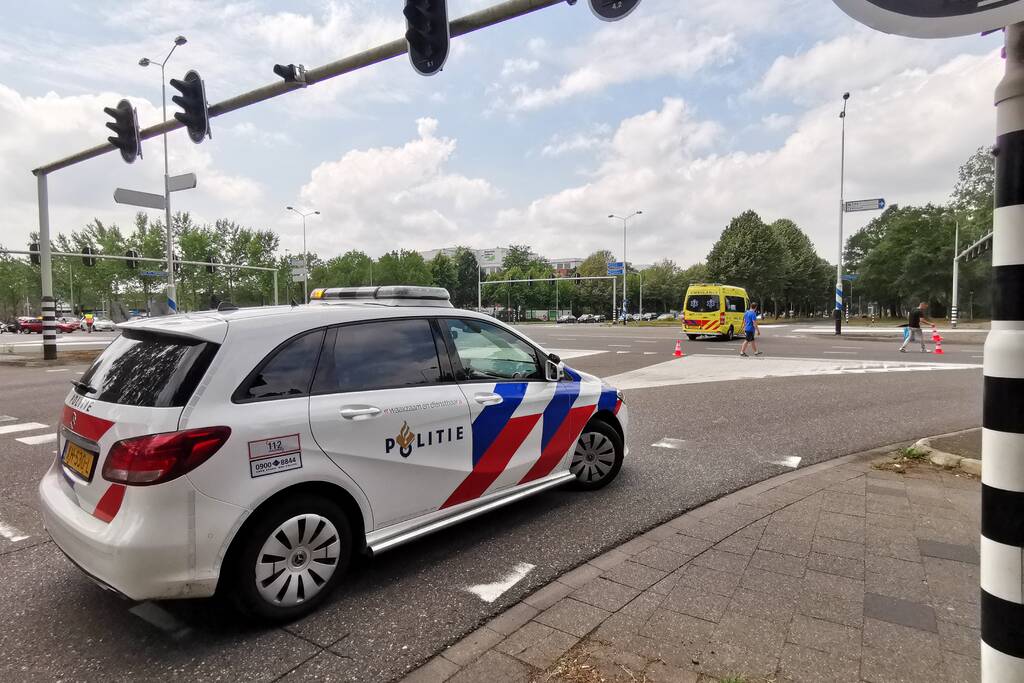 Fietser gewond na valpartij