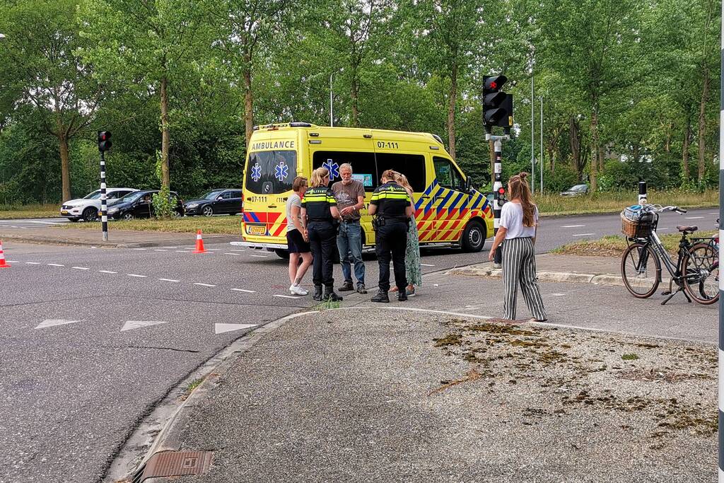 Fietser gewond na valpartij