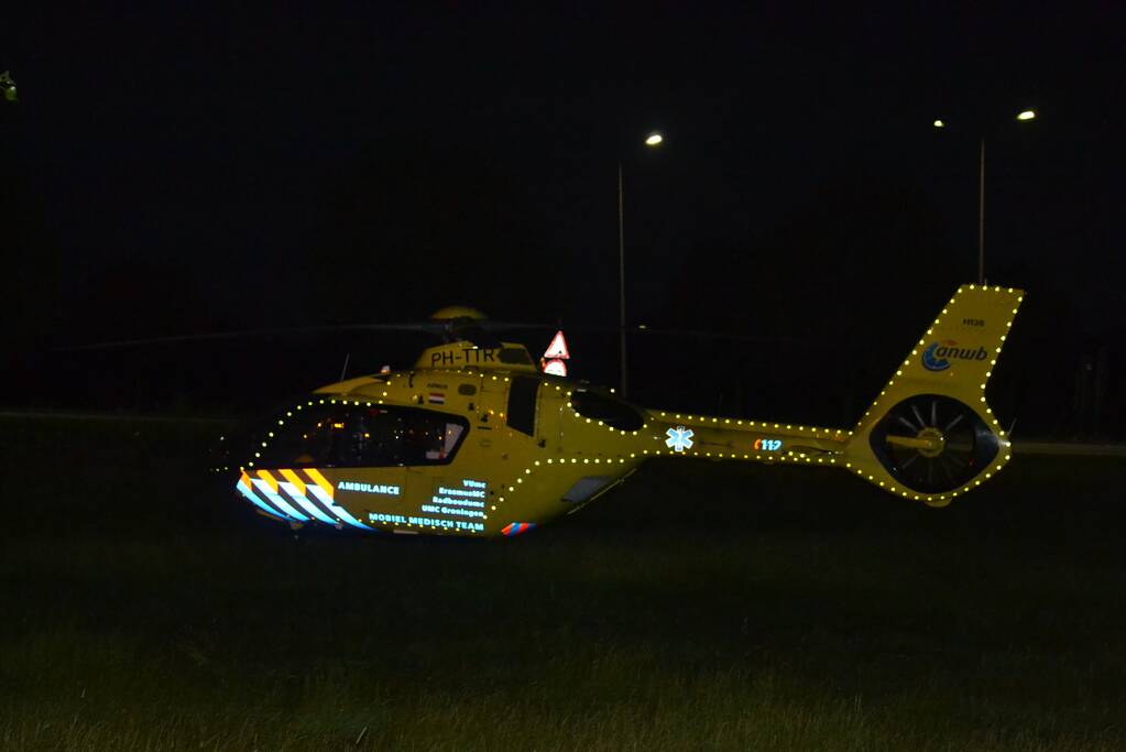 Vrouw zwaargewond na valpartij