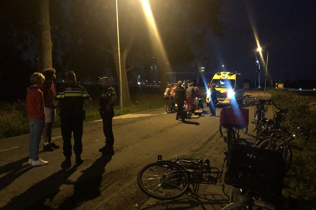 Vrouw zwaargewond na valpartij