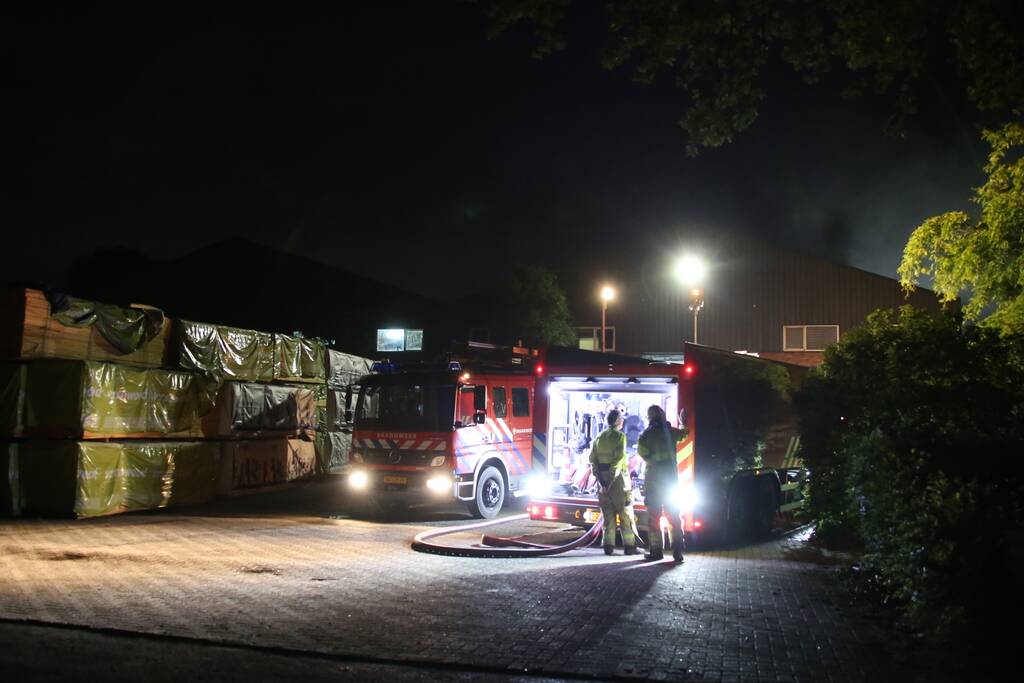 Persoon zwaargewond na flinke brand