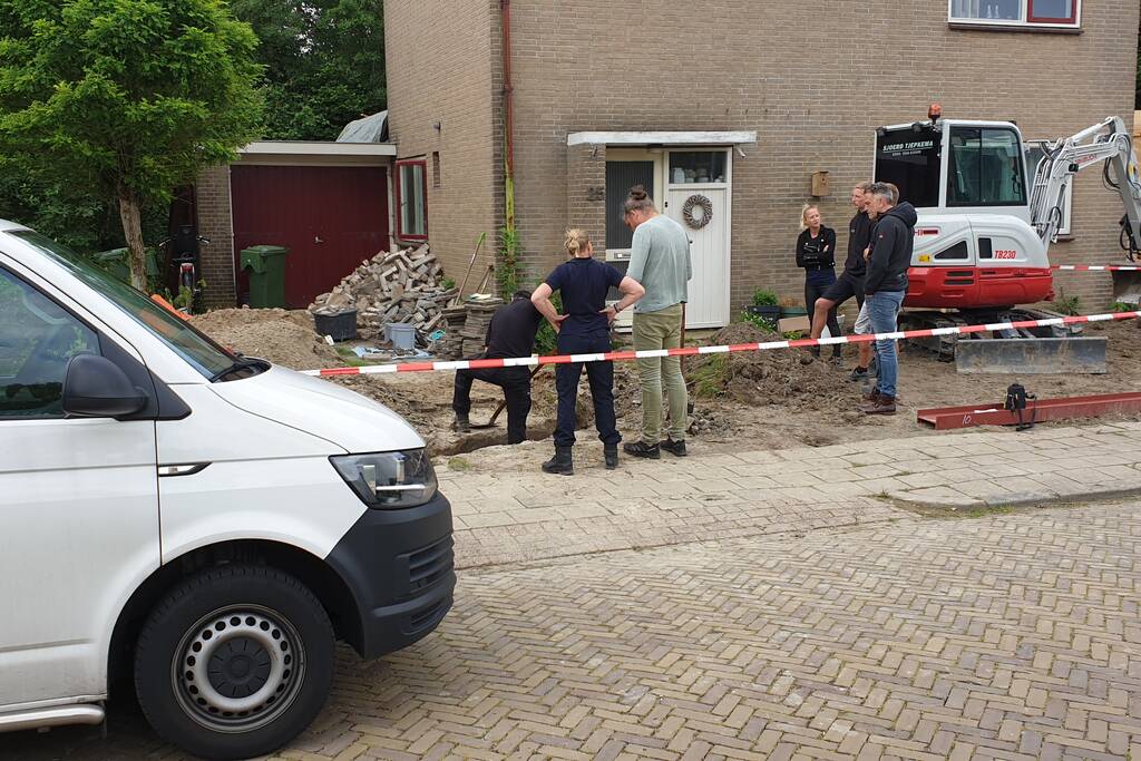 Menselijke botresten gevonden tijdens werkzaamheden bij woning